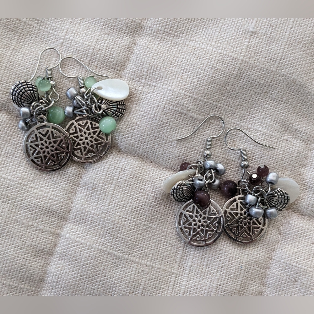 Beach Earrings x2